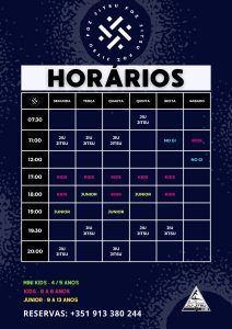 horário jitsu foz 2026