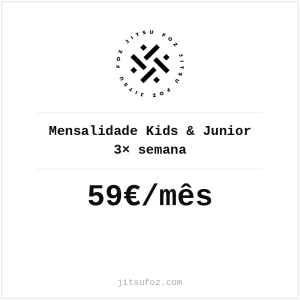Mensalidade Kids & Junior — 3× semana