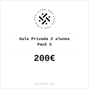 Aula Privada — 2 alunos — Pack 5